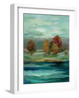 Malachite Lake I-Silvia Vassileva-Framed Art Print