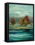 Malachite Lake I-Silvia Vassileva-Framed Stretched Canvas