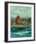 Malachite Lake II-Silvia Vassileva-Framed Art Print