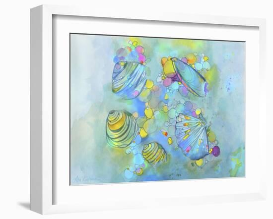 Malacology Mixed Media-Lisa Katharina-Framed Giclee Print