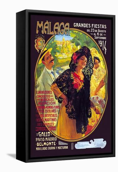 Malaga Grandes Fiestas-Susan E. Meyer-Framed Stretched Canvas