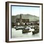 Malaga (Spain), the Port-Leon, Levy et Fils-Framed Photographic Print