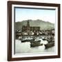 Malaga (Spain), the Port-Leon, Levy et Fils-Framed Photographic Print