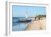 Malagasy Fishermen Coming Back from a Fishing Trip, Morondava, Toliara Province, Madagascar, Africa-G&M Therin-Weise-Framed Photographic Print