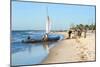 Malagasy Fishermen Coming Back from a Fishing Trip, Morondava, Toliara Province, Madagascar, Africa-G&M Therin-Weise-Mounted Photographic Print