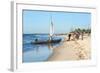 Malagasy Fishermen Coming Back from a Fishing Trip, Morondava, Toliara Province, Madagascar, Africa-G&M Therin-Weise-Framed Photographic Print