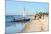 Malagasy Fishermen Coming Back from a Fishing Trip, Morondava, Toliara Province, Madagascar, Africa-G&M Therin-Weise-Mounted Photographic Print