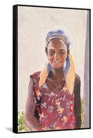Malagasy Girl, 1989-Tilly Willis-Framed Stretched Canvas