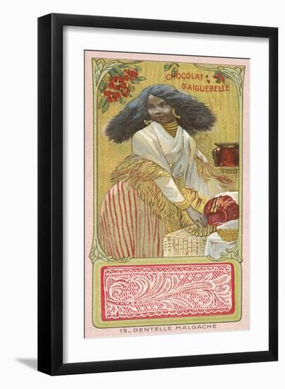 Malagasy Lacemaker-null-Framed Giclee Print