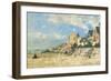Malakoff Tower and the Shore at Trouville-Eugène Boudin-Framed Giclee Print