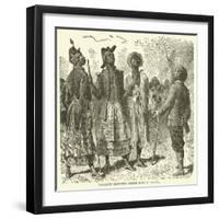 Malamine Receiving Orders from De Brazza-null-Framed Giclee Print