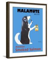 Malamute Salmon-Ken Bailey-Framed Giclee Print