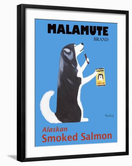 Malamute Salmon-Ken Bailey-Framed Giclee Print