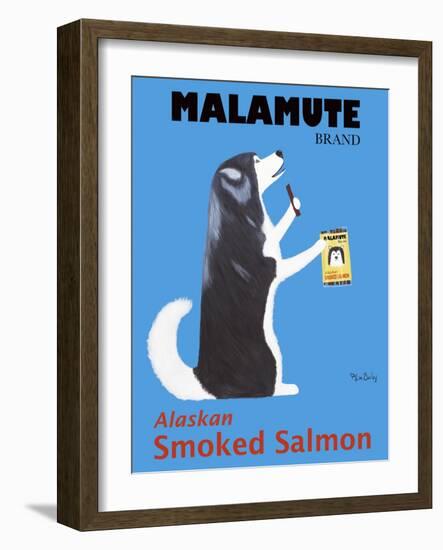 Malamute Salmon-Ken Bailey-Framed Premium Giclee Print