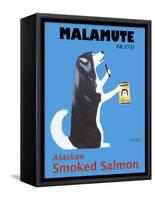 Malamute Salmon-Ken Bailey-Framed Stretched Canvas
