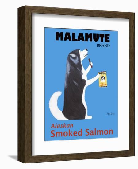 Malamute Salmon-Ken Bailey-Framed Giclee Print