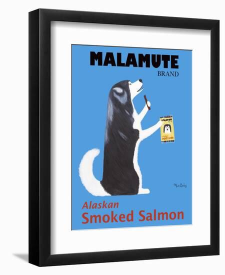 Malamute Salmon-Ken Bailey-Framed Giclee Print