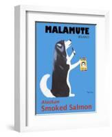 Malamute Salmon-Ken Bailey-Framed Giclee Print