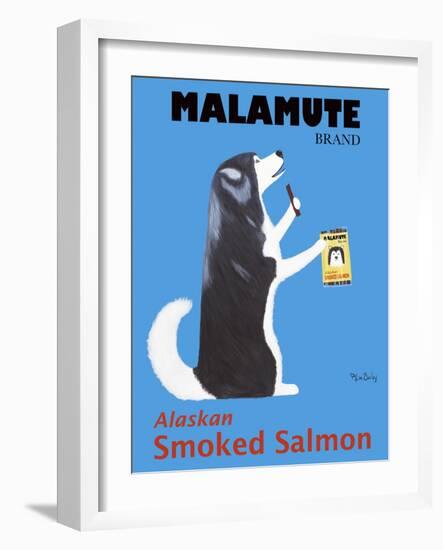 Malamute Salmon-Ken Bailey-Framed Giclee Print