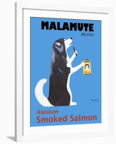 Malamute Salmon-Ken Bailey-Framed Giclee Print