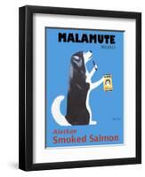Malamute Salmon-Ken Bailey-Framed Premium Giclee Print