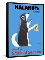 Malamute Salmon-Ken Bailey-Framed Stretched Canvas