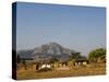 Malawi, Dedza, Grass-Roofed Houses in a Rural Village in the Dedza Region-John Warburton-lee-Stretched Canvas