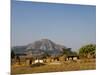 Malawi, Dedza, Grass-Roofed Houses in a Rural Village in the Dedza Region-John Warburton-lee-Mounted Photographic Print