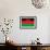 Malawi Flag Design with Wood Patterning - Flags of the World Series-Philippe Hugonnard-Framed Art Print displayed on a wall