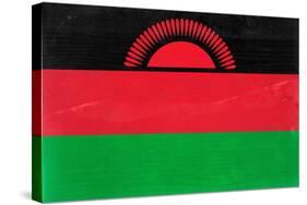 Malawi Flag Design with Wood Patterning - Flags of the World Series-Philippe Hugonnard-Stretched Canvas