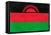 Malawi Flag Design with Wood Patterning - Flags of the World Series-Philippe Hugonnard-Framed Stretched Canvas