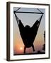 Malawi, Lake Malawi National Park, Young Guest Relaxes in a Hammock at Pumulani Lodge, (MR)-John Warburton-lee-Framed Photographic Print