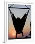 Malawi, Lake Malawi National Park, Young Guest Relaxes in a Hammock at Pumulani Lodge, (MR)-John Warburton-lee-Framed Photographic Print