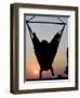 Malawi, Lake Malawi National Park, Young Guest Relaxes in a Hammock at Pumulani Lodge, (MR)-John Warburton-lee-Framed Photographic Print