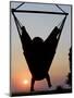 Malawi, Lake Malawi National Park, Young Guest Relaxes in a Hammock at Pumulani Lodge, (MR)-John Warburton-lee-Mounted Photographic Print