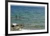 Malawi, Nkhata Bay, People Fishing in the Lake Malawi-Anthony Asael-Framed Photographic Print