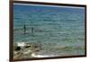 Malawi, Nkhata Bay, People Fishing in the Lake Malawi-Anthony Asael-Framed Photographic Print