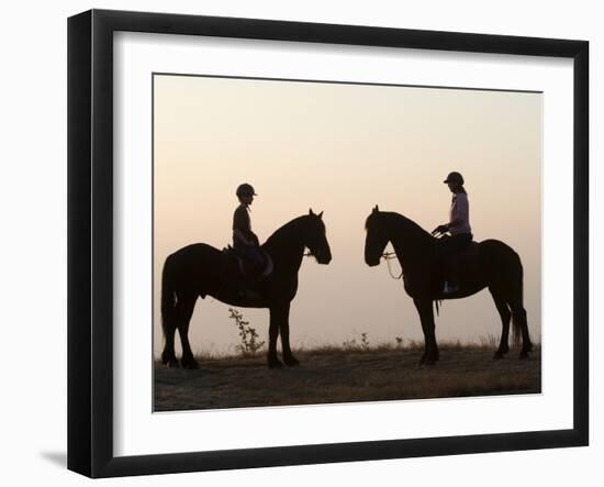 Malawi, Zomba Plateau, a Horse Riding Safari Is a Popular Way to Explore Zomba Plateau, (MR)-John Warburton-lee-Framed Photographic Print