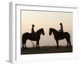 Malawi, Zomba Plateau, a Horse Riding Safari Is a Popular Way to Explore Zomba Plateau, (MR)-John Warburton-lee-Framed Photographic Print