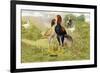 Malay Chickens-null-Framed Premium Giclee Print