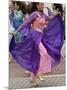 Malay Dancer Wearing Traditional Dress at Celebrations of Kuala Lumpur City Day Commemoration-Richard Nebesky-Mounted Photographic Print