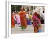 Malay Dancers Wearing Traditional Dress at Celebrations of Kuala Lumpur City Day Commemoration-Richard Nebesky-Framed Photographic Print