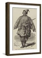 Malay Native of Borneo, Sketched at Singapore-null-Framed Giclee Print