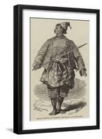 Malay Native of Borneo, Sketched at Singapore-null-Framed Giclee Print