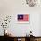 Malaysia Flag Design with Wood Patterning - Flags of the World Series-Philippe Hugonnard-Framed Premium Giclee Print displayed on a wall