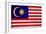 Malaysia Flag Design with Wood Patterning - Flags of the World Series-Philippe Hugonnard-Framed Premium Giclee Print