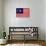 Malaysia Flag Design with Wood Patterning - Flags of the World Series-Philippe Hugonnard-Art Print displayed on a wall