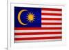 Malaysia Flag Design with Wood Patterning - Flags of the World Series-Philippe Hugonnard-Framed Art Print