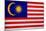 Malaysia Flag Design with Wood Patterning - Flags of the World Series-Philippe Hugonnard-Mounted Art Print