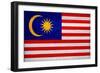 Malaysia Flag Design with Wood Patterning - Flags of the World Series-Philippe Hugonnard-Framed Art Print